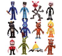Set di 12 statuine di Five Nights at Freddy's Action Figure Giocattoli Bambole Regali Topper per Torta, 10,2 cm