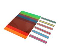 Set di 12 strisce di lettura guidata con filtro per dislessia e ing.