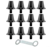 Set di 12 tacchetti da calcio in lega da 11 mm e 13 mm, con strumento per tacchetti da calcio in TPU, terreno solido, terreni morbidi e multi-terreno (11 mm + 13 mm)