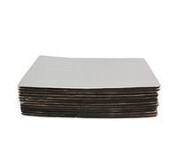 Set di 12 tappetini isolanti per auto, 50 cm x 30 cm x 10 mm, set da 12 pezzi, isolamento termico e acustico, in schiuma a celle chiuse (1 rotolo da 240 x 45 cm, 5 mm)