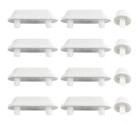 Set di 12 tappetini per WC in plastica, morbidi, silenziosi e antiscivolo, per WC standard (un set di 12)