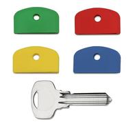 Set di 12 tappi colorati per chiavi Yale con testa quadrata