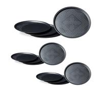 Set di 12 teglie da pizza perforate rotonde Teglie per pizza rotonde 12 pz.