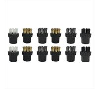 Set di 12 testine per scopa a vapore, spazzola per capelli M8 e spazzola metallica in rame e acciaio inossidabile per una pulizia versatile