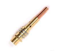 Set di 12 ugelli MB15 MIG per torcia, 0,8 mm, supporto per puntale M6, diffusore di gas e punte di contatto, per saldatori standard 14AK 15AK (0,8 mm)