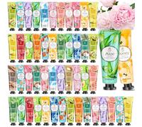 Set di 120 creme per le mani, mini crema per le mani, da donna, set regalo profumato, per mani molto asciutte, piccoli regali per donne e uomini, regalo di Natale e compleanno