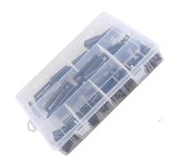 Set di 122 prese DIP IC con passo da 2,54 mm, presa a saldare quadrata per studenti, ingegneri e hobbisti, set di componenti elettronici