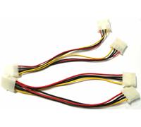 SET di 12pz Cavo SDOPPIATORE ALIMENTAZIONE MOLEX 1-M 2-F