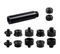 Set di 13 adattatori per microfono multiuso in metallo, accessori per apparecchiature audio, ideali per studi domestici ed eventi dal vivo viti in metallo per pickup