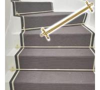 Set di 13 scale tubolari, 140 cm, accessori per tappeti inclusi, barre per scale con staffe per una facile installazione, soluzione ideale per il supporto del tappeto
