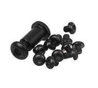 Set di 13 viti Torx e perno in lega di titanio per Benchmade 535 BUGOUT, include maniglia e viti a clip da tasca (nero)