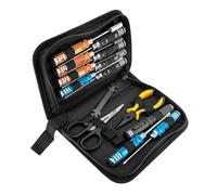 Set di 14 cacciaviti esagonali in lega di alluminio di alta qualità, con organizer portatili per la manutenzione dei veicoli dell'auto, set di cacciaviti esagonali anodizzati