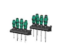 Wera - Kraftform Big Pack 300 - Attrezzo per bicicletta One Size nero/verde