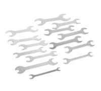 Set di 14 chiavi a doppia testa per bici e auto, in acciaio resistente, da 1/4 a 1-1/16 (5,5 mm-24 mm)