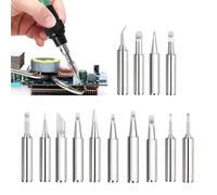 Set di 14 punte per saldatore, 900 m, punta per saldatore, punte per saldatore, punte di ricambio per stazioni di saldatura, accessori per saldatore, saldatore, ecc