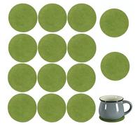 Set di 14 Sottobicchieri in Feltro, Sottobicchieri Protettivi per Tavolo, Resistente al Calore e Facile da Pulire, Disponibile in Vari Colori, Adatto per Bicchieri, Bottiglie e Oggetti Decor
