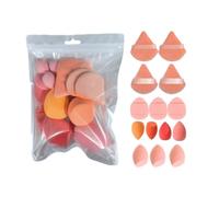Set di 14 Spugne per Make Up, Spugne Fard, Mini e Polveriera, Ripetibile, Anti-Assorbimento, Morbida e Affiatabile, per Fonderi, Contouring Detagli
