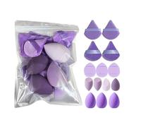 Set di 14 Spugne per Maquillage - Mini Spugne. Ripetibilmente Utile, Non Assorbe il Prodotto Cosmetico, Strumenti Multifunzionali per il Trucco