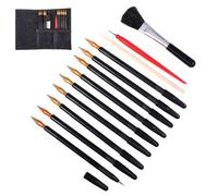 Set di 14 strumenti per grattare la pittura, con doppia punta per colorare e colorare la carta, per adulti, set completo di strumenti per la pittura e il disegno fai da te