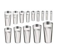 Set di 14 ugelli per guarnizioni professionali con guarnizione in acciaio inox, punta dosatrice per un'esperienza di tenuta fluida per fai da te e artigiani