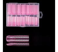 Set di 140 extension per unghie, semplici da applicare, non necessitano di carta per manicure più veloci, forme di negazione delle unghie