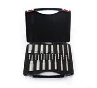 Set di 15 chiavi a bussola esagonali in acciaio al cromo vanadio con punte magnetiche per una presa sicura dei dadi e una minore usura, compatibile con la maggior parte dei cacciaviti standard