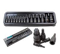 Set di 15 chiavi a bussola Torx Impact 1/4 3/8 1/2 T6-T70 TRX-Star US PRO Industrial