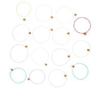 Set di 15 Corde per Lira, Ricambio per Arpa, Ottone | Timbro Passaggio Fluido, Acuti Forti, Installazione Semplice, per Professionisti e Ragazzo Ragazza Colore Casuale