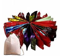 Set di 15 diversi profili di sapore tè sfuso artigianale cinese tra cui Oolong Pu-Erh tè nero tè verde Oolong al latte e tè infuso ai fiori - Cibo biologico verde