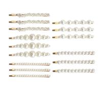 Set di 15 fermagli per capelli in perle vintage, eleganti e alla moda, accessori per sposa e donna