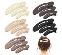 Set di 15 fermagli per capelli piatti in 3 misure, con presa forte, per donne e ragazze con capelli sottili e medi, accessori per capelli antiscivolo quotidiani (multicolore)