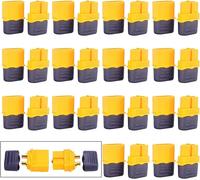 Set di 15 paia di connettori XT60H per droni LiPo - sicuri e affidabili, giallo