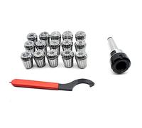 Set di 15 pinze di serraggio ER32 Chuck, precisione MT3, set di pinze a molla con contenitore ER32, gamma di clamping 1-20 mm, fresatrice per fresatrice industriale