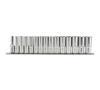 Draper H15MD/SR 1/5,1 cm centimetri. Dr. metrica profonda prese su una presa ferroviario (15 pezzi), blu