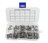 Set di 150 inserti filettati M3-M8 in acciaio a prova di perdite