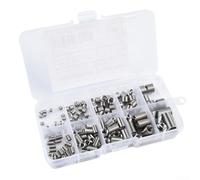 Set di 150 pezzi in acciaio inox per riparazione di filettature elicoidali, per diverse dimensioni, migliora la distribuzione del carico e l'assorbimento delle vibrazioni