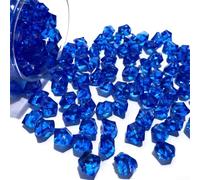 Set di 150 pietre acriliche trasparenti per abbellire la tua casa o organizzare eventi (blu scuro)