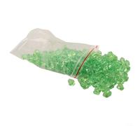 Set di 150 pietre acriliche trasparenti per abbellire la tua casa o organizzare eventi (verde erba)