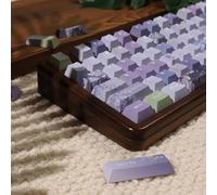 Set di 152 tasti Dye Sub PBT Custom Keycaps Cherry Profile Purple Blossom Keycaps, set adatto per tastiere meccaniche Alice Cherry Mx Gateron Switch