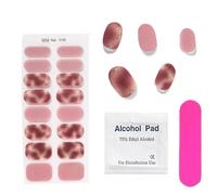 Set di 16 adesivi per unghie in gel semi-indurito, adesivi per unghie, per lampada UV, design 3D per smalto per unghie, adesivi per nail art in gel alla moda （Gel UV）