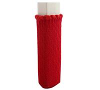 Set di 16 copripiedi per sedie, pratici calzini per gambe per sedie, decorazione della casa, rosso