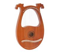 Set di 16 corde di arpa ovaia, in mogano massiccio, con voce calda, per principianti, hobbisti, professionisti, ecc. (colore legno C)