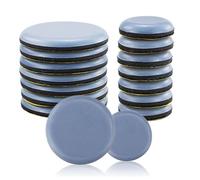 Set di 16 cursori per mobili, 2 pezzi di dimensioni miste, autoadesivi, per mobili, divani, tavoli, sedie, moquette, pavimenti in legno, resistenti, rotondi, per mobili (25 mm e 50 mm)