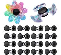 Set di 16 cuscinetti Fidget Spinner e cappucci di ricambio, sfere in acciaio cromato, cuscinetti ad alta velocità, 13 mm x 7 mm x 4 mm, piccoli cuscinetti sigillati singoli per fidget spinner