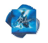 Set Di 16 Pezzi Di Tovaglioli Di Carta 'Believe' Della Polar Express