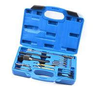 Set di 16 pezzi per preriscaldamento motore resistente in acciaio al carbonio di precisione Kit di strumenti per la rimozione della candeletta portatile con custodia