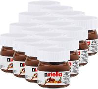 SET DI 16 PZ NUTELLA MINI IN VETRO DA 25 GR PICCOLO PICCOLA