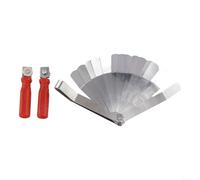 Set di 16 spessimetri per veicoli con misure metriche e imperiali, custodia compatta e design ergonomico per un uso accurato