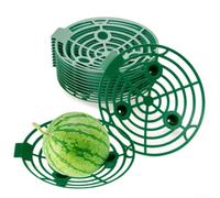 Set di 16 supporti per piante per melone, zucca, anguria, zucca, frutta, sollevatori in plastica per prevenire il contatto con il suolo e ridurre le malattie (verde)