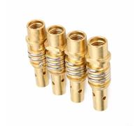 Set di 16 ugelli per saldatura TIG e supporto per elettrodi per bruciatori 15AK, punte da 0,8 mm e 1,0 mm, ugelli a gas precisi in materiale ad alta purezza per una conduttività ottimale, per
